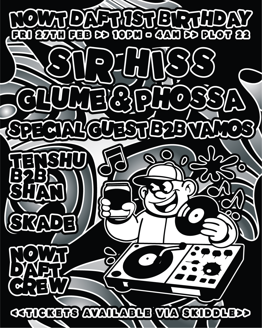 Nowt Daft 1st Birthday Ticket